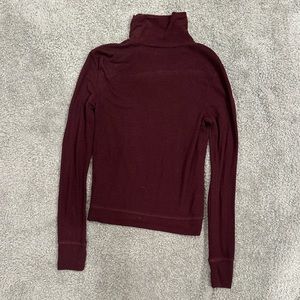 Burgundy turtleneck size medium